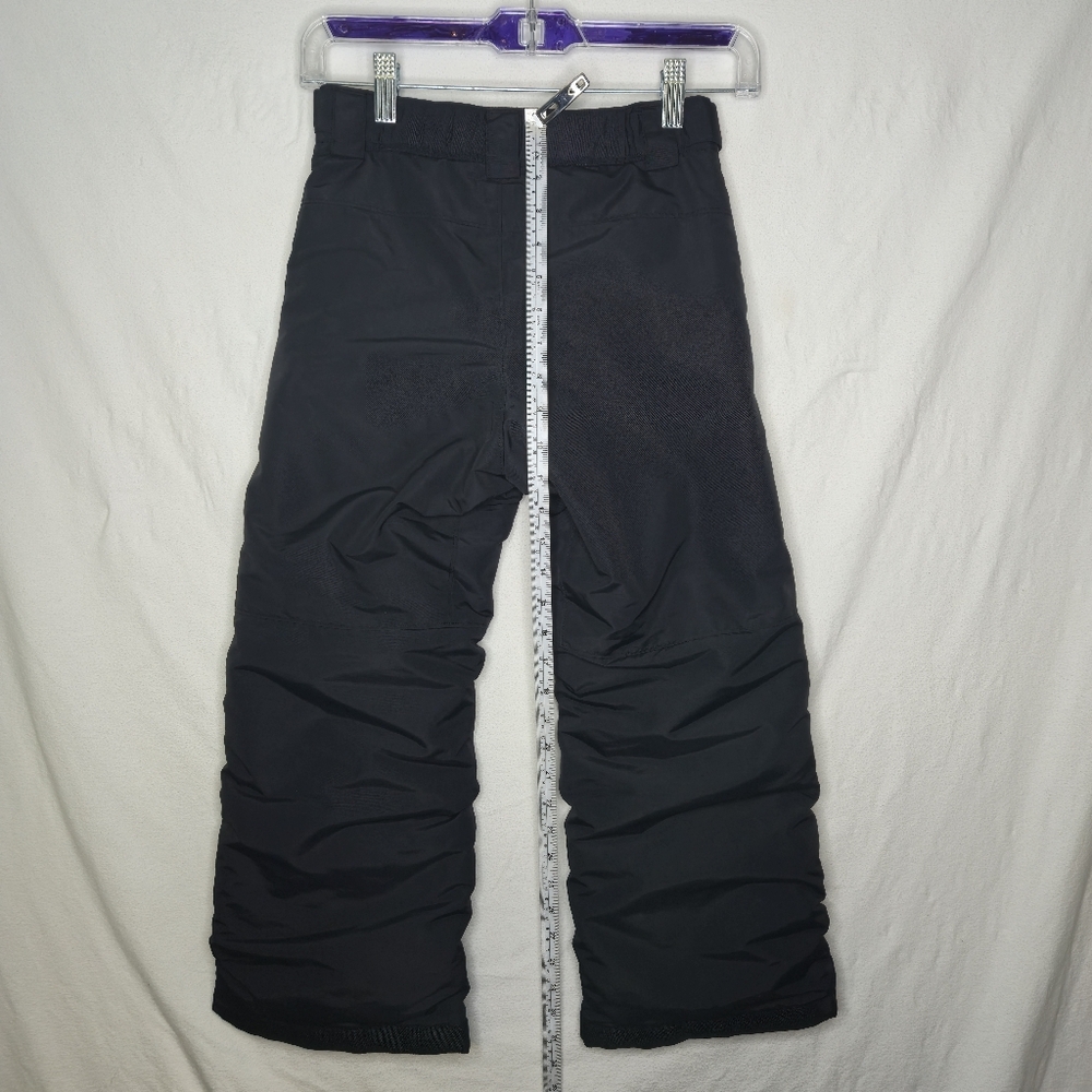 Columbia Kids Black Rain Pants With Outgroqn Adjustable Bottom Cuffs Size S (8) - Picture 3 of 9